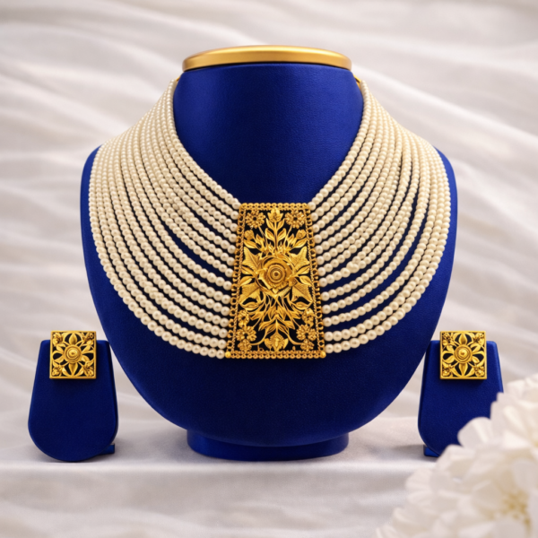 BEEDS PEARL CHOKER