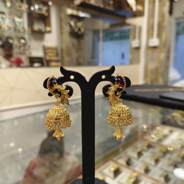 small mayur jhumka